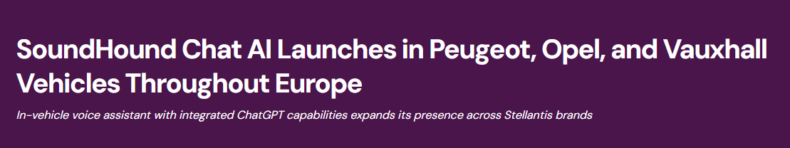 集成了ChatGPT，这一车载AI语音助手“攻下”欧洲多国！