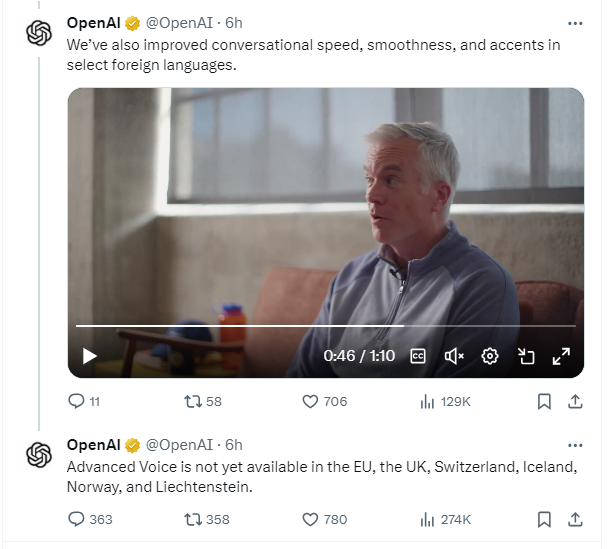 ChatGPT高级语音助手正式上线！OpenAI：50多种语言、9种声线可选 ...