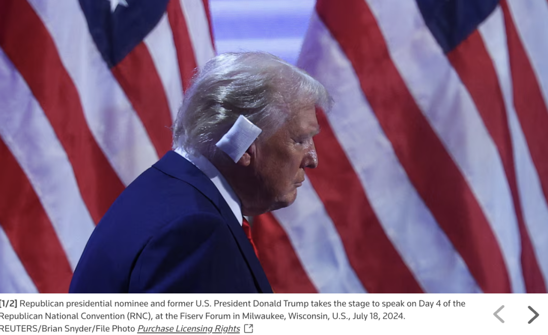 右耳伤口不是子弹造成的？外媒：特朗普本人驳斥，竞选团队发言人发声 ...