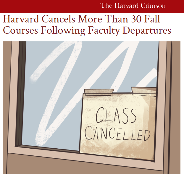 哈佛突然取消20个系30门课 文科生终究是错付了(组图)
