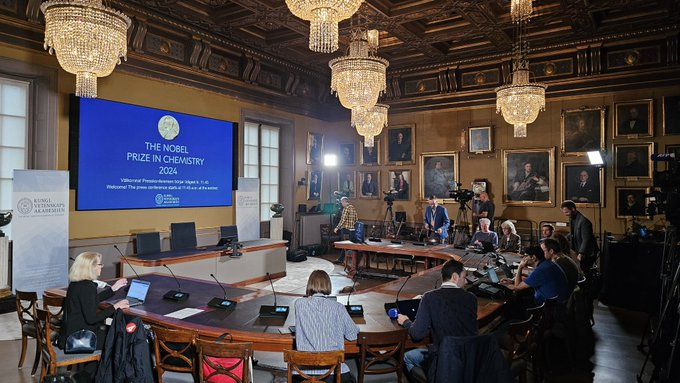 2024诺贝尔化学奖揭晓:AI破解几乎所有蛋白质密码(图)