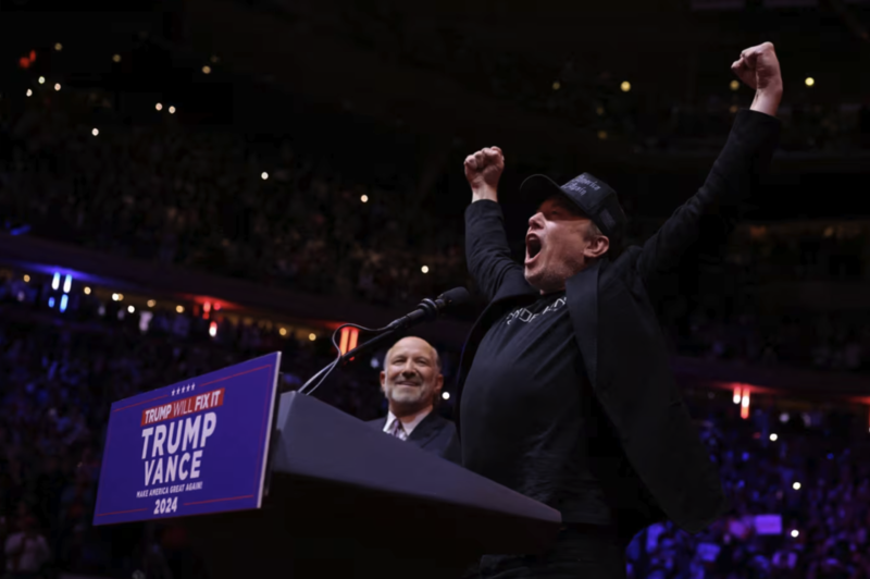 特朗普过渡团队主席:马斯克可能无法在政府任职(图)