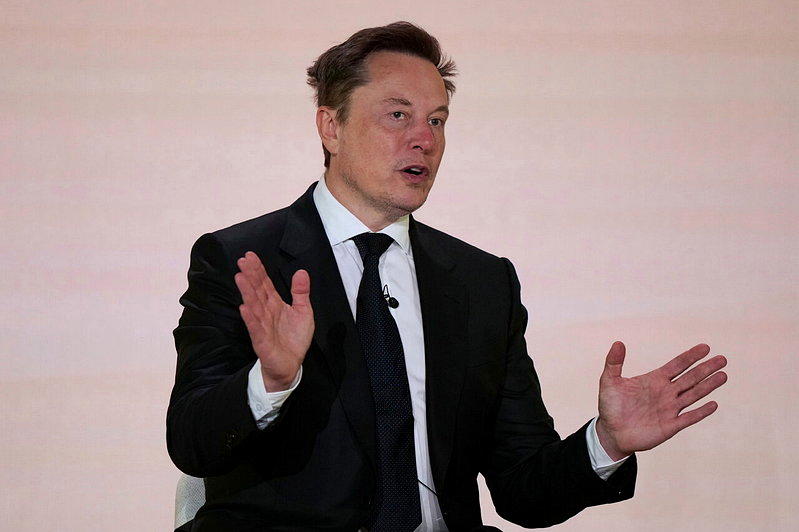 特斯拉首席执行官马斯克（Elon Musk）。   （美联社）