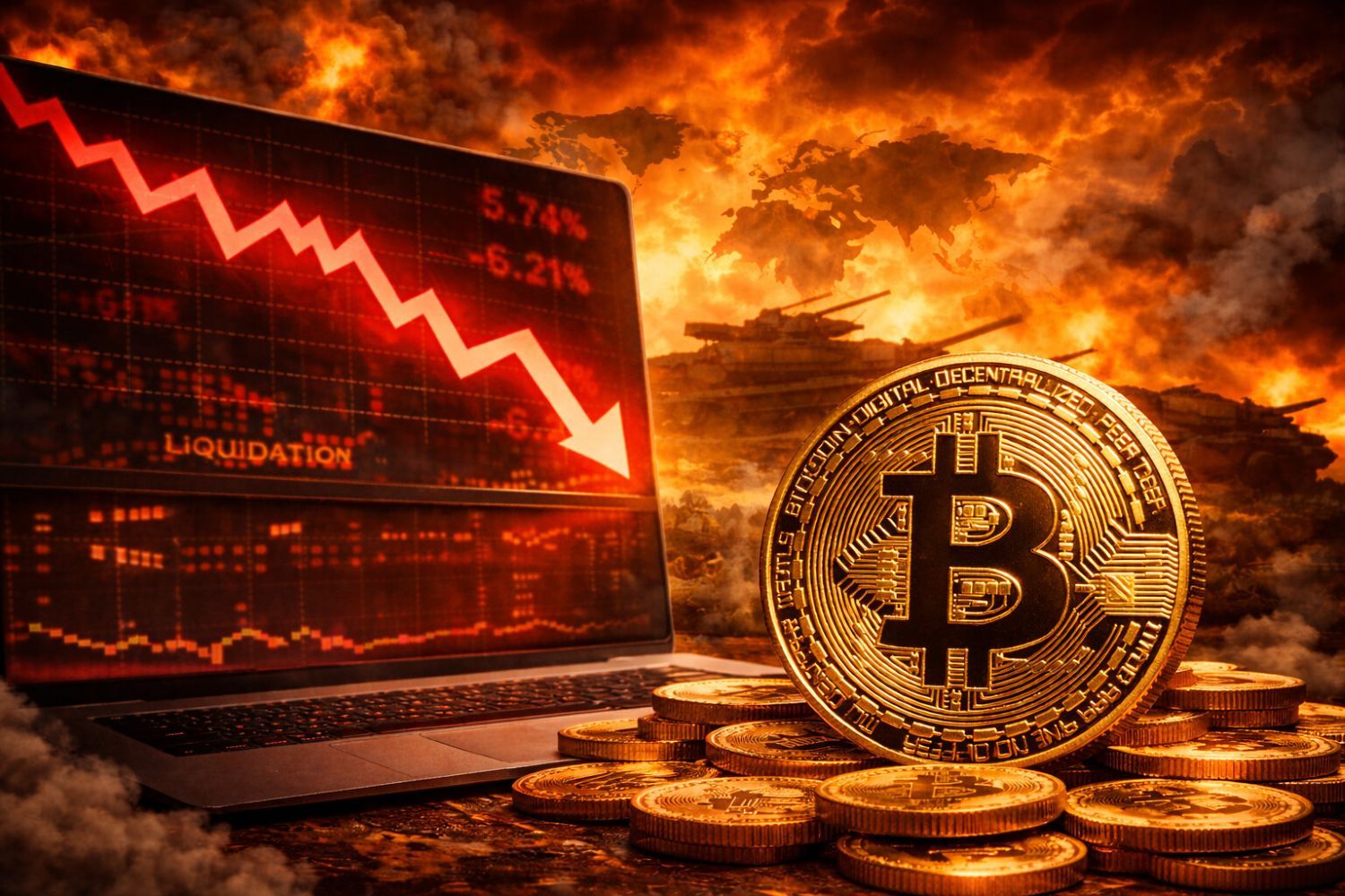 比特币惨遭腰斩  2万亿美元灰飞烟灭