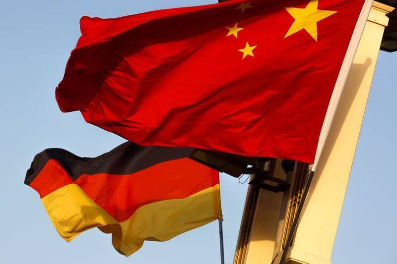 德國7月對中國逆差年增86.5%。（路透）