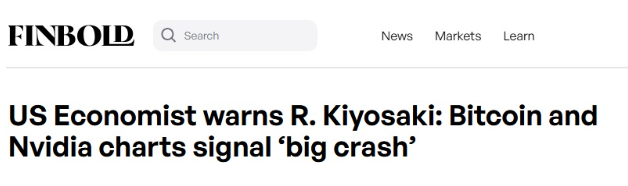 美资深经济学家发出“大崩盘”警告