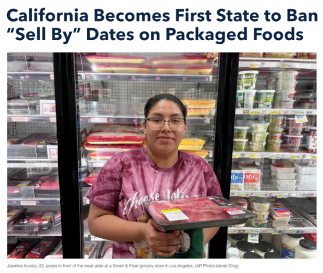 全美首创!加州新法:所有食品禁止使用这种标签(组图)