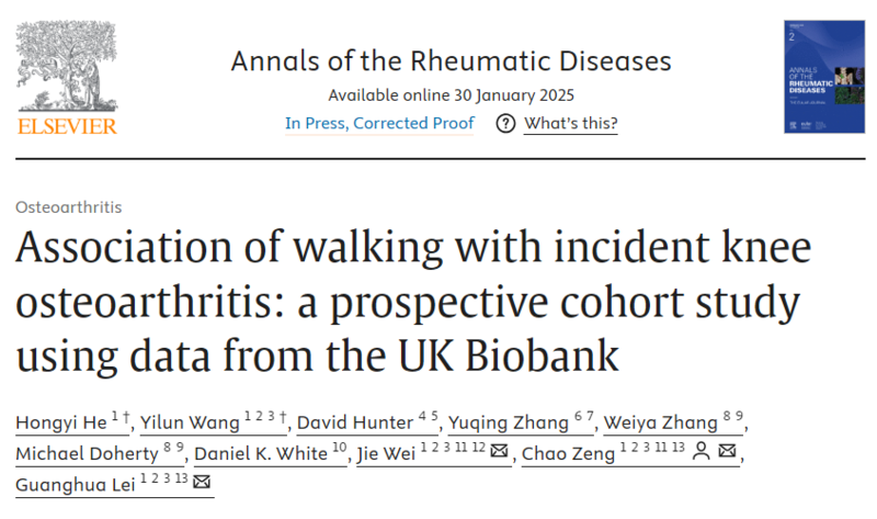 涉近9万人研究:走够这个步数才能防止膝盖损伤(组图)