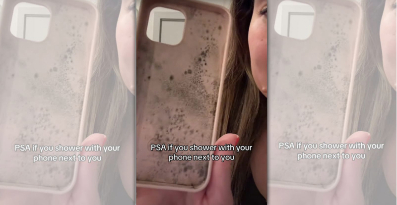 每天带iPhone进浴室洗澡 女子揭”手机壳惨况”(图)