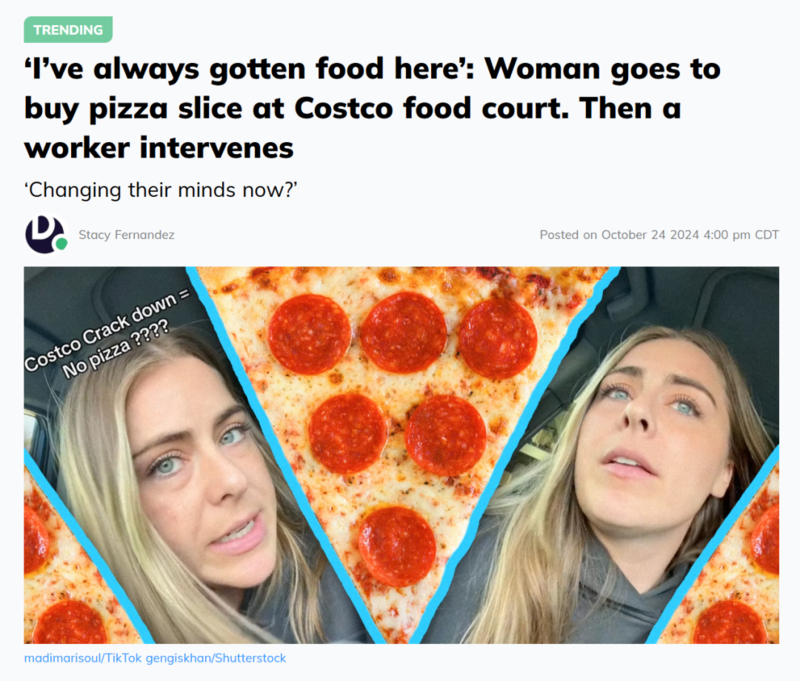 Costco新规再收紧?妹纸去Costco买披萨 却被拒之门外