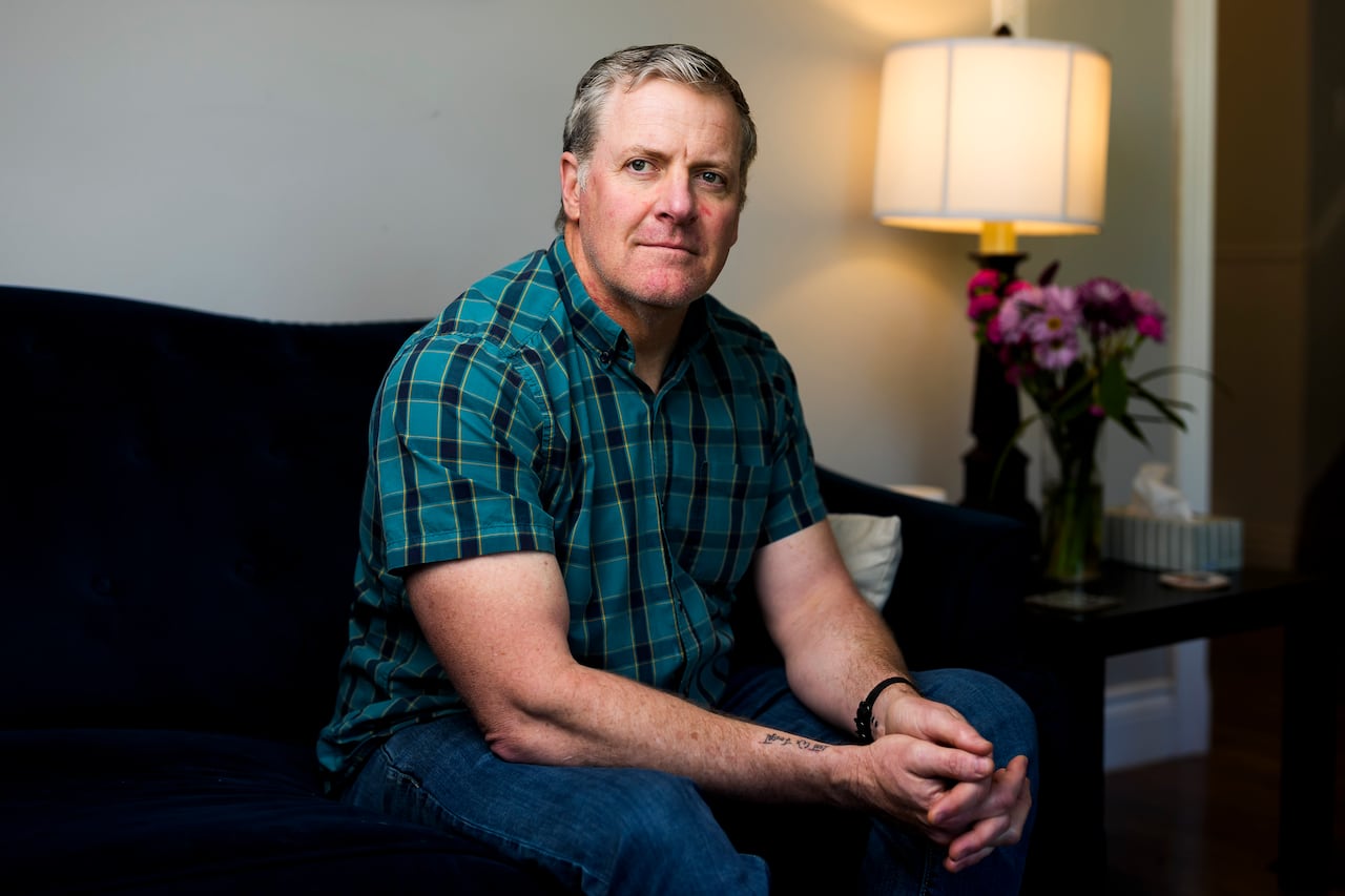 At home in Ashton, Ont., military veteran Brendan Hynes said the symptoms he started experiencing after decades of exposure to bomb blasts were "devastating."