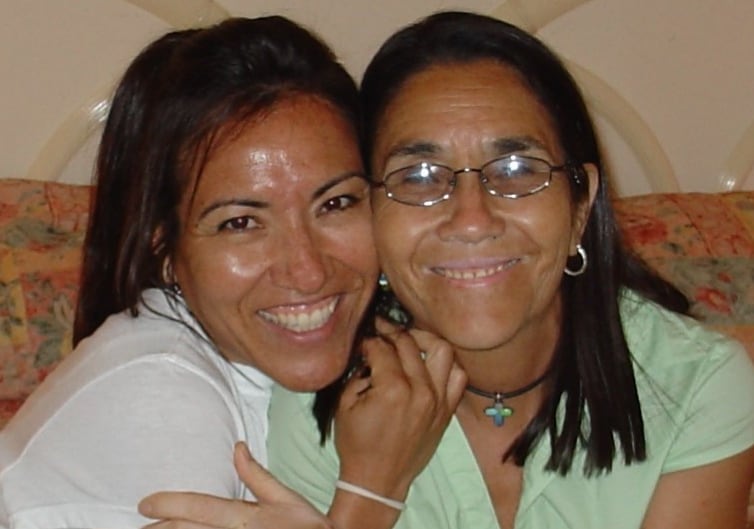 La Crescenta, Calif., resident María Garay-Serratos (left) with her mother María Pánfila Garay, who passed away in 2015 and was later confirmed to have been suffering from CTE after enduring decades of domestic violence.