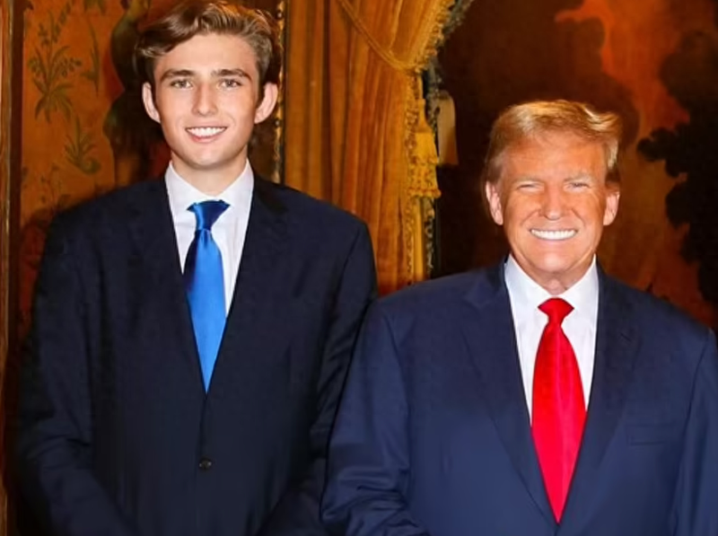 特朗普18岁儿子私下生活获赞 知情人:了不起的孩子(图)