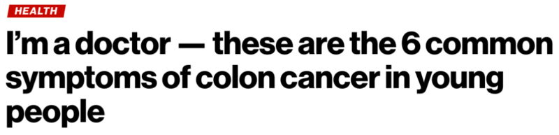 发现就是晚期肠癌 专家:发现以下任意一种症状务必就医