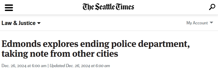 美国这座城市考虑解散警察局 引发民愤(图)