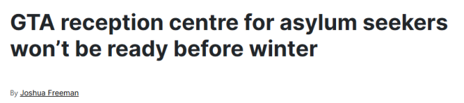 6000人难民涌入!多伦多不堪重负!机场旁建新庇护所(图)