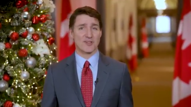 特鲁多“最惨”圣诞致辞!评论区七成人狂喊“下台”(图)