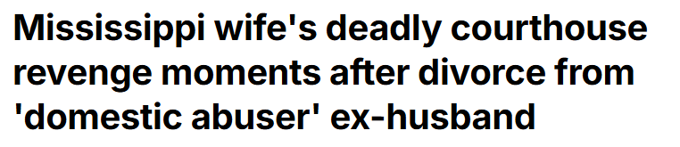 离婚官司刚结束!家暴丈夫遭前妻连开数枪倒地身亡(组图)