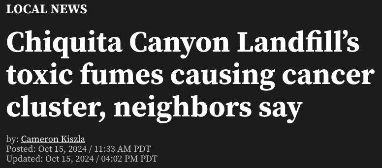 洛杉矶一地居民疑似集体患癌 原因可能是…(图)