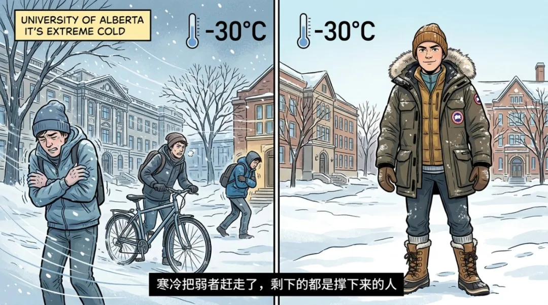 在加国阿伯塔大学上学，真是一种魔幻的体验