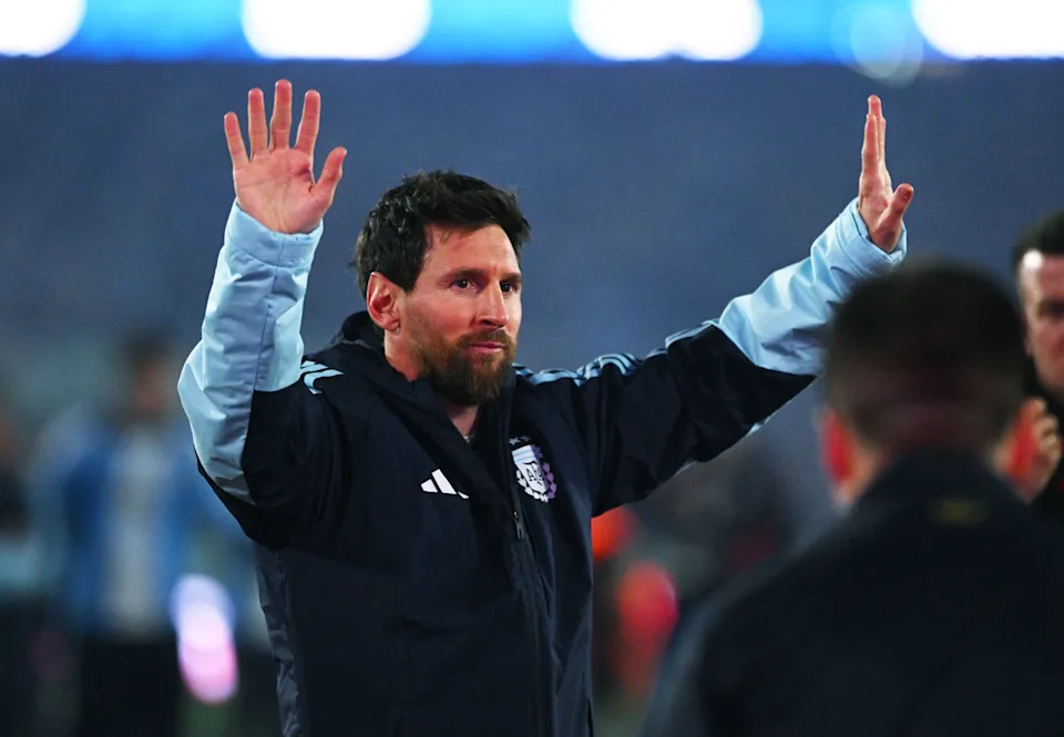 阿根廷傳奇球星Lionel Messi正式從國家隊退役。圖／達志影像
