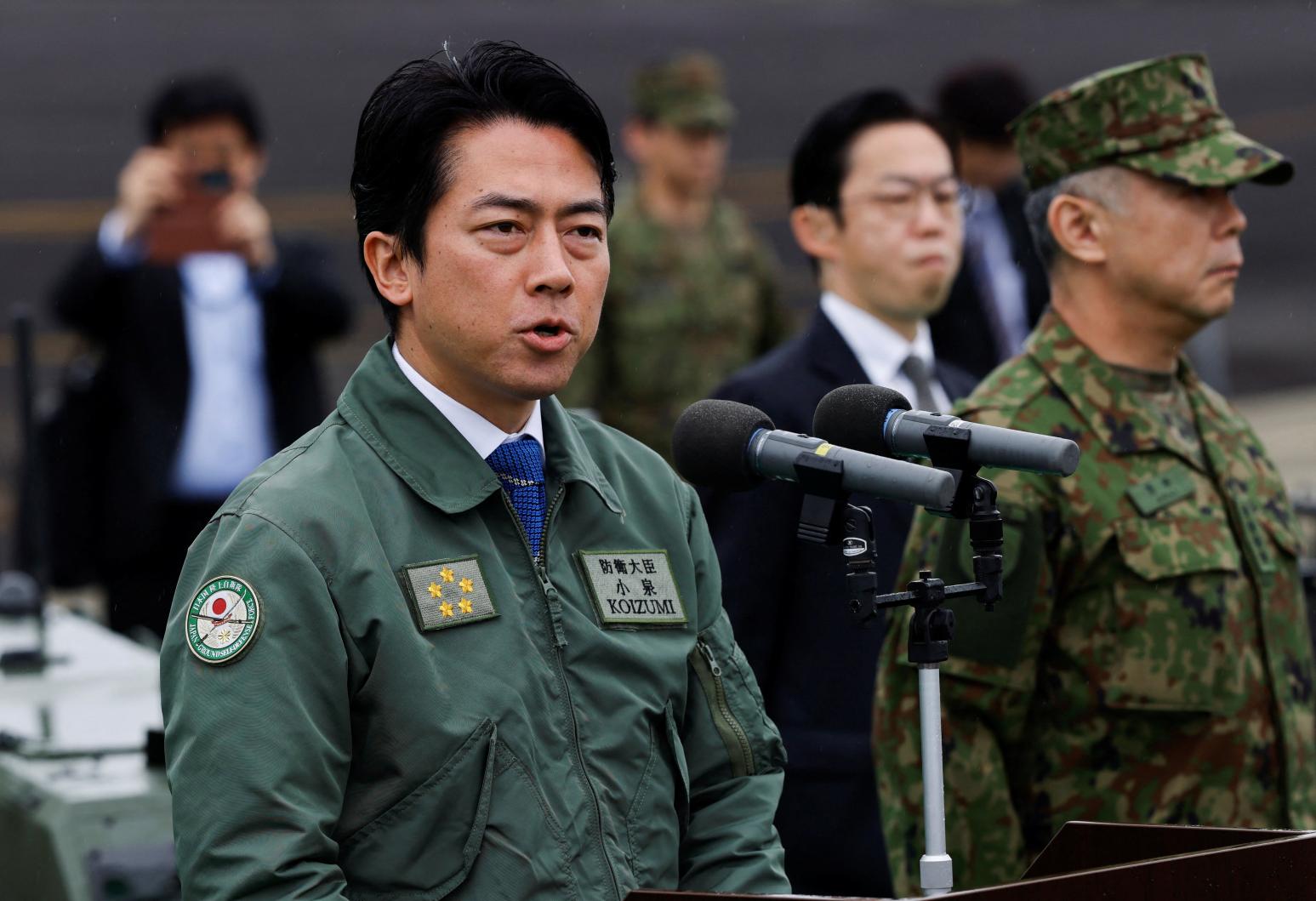 日本防卫大臣小泉进次郎。 （图/路透社）