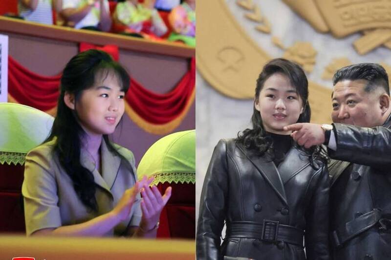 本月露面的金主爱（左），与今年2月露面时（右）相比，身形明显更瘦下来。 （合成图）