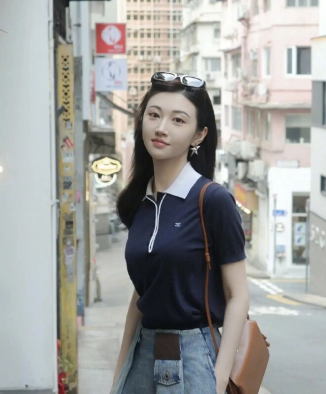 2007年的景甜穿机车服又纯又美 不愧是北影校花（配图9）