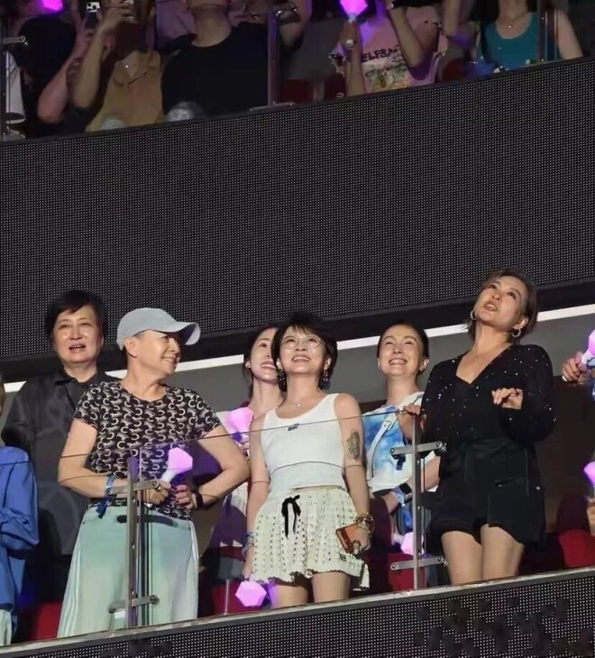 众星现身那英演唱会！王菲到场 肖战当嘉宾（配图6）