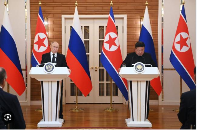 普京的绝望：发给金正恩的电报 近乎谄媚....