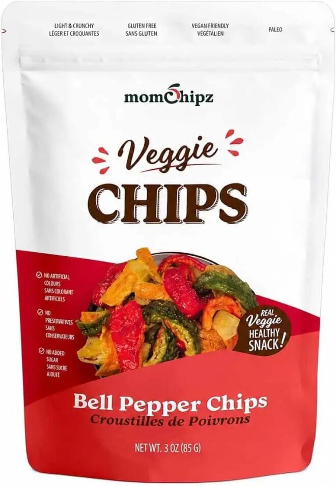 Momchipz 蔬菜薯片（Bell Pepper Chips）产品图