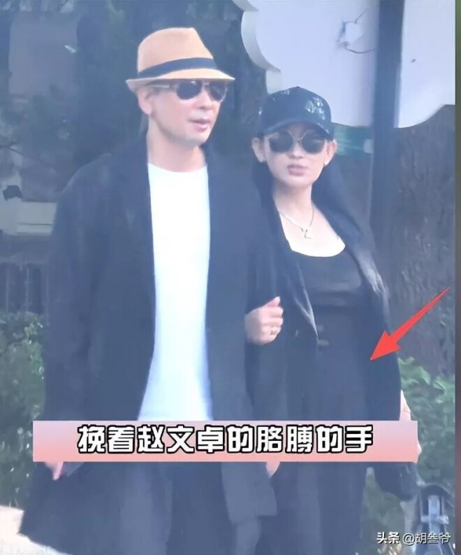 曝54岁赵文卓拼4胎 44岁老婆小腹隆起藏不住（配图10）