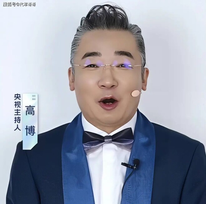 47岁央视主持人高博近况 娶美女廉伟生下一子（配图5）