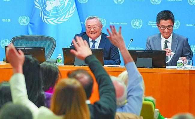 中国开始担任联合国安理会主席