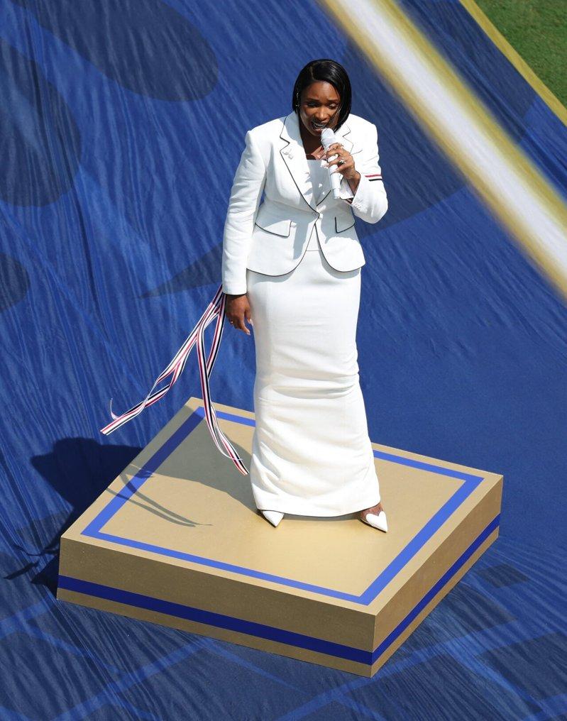 美国歌手Jennifer Hudson。 （法新社）