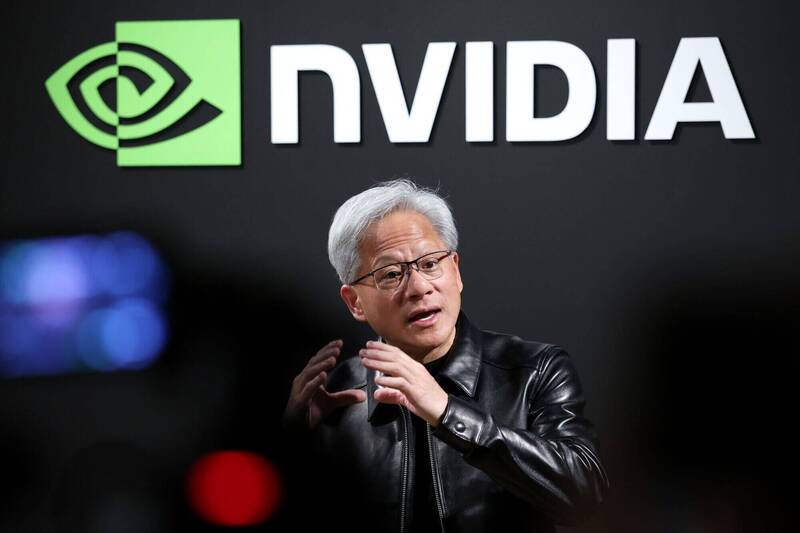 辉达执行长黄仁勋。 （欧新社）