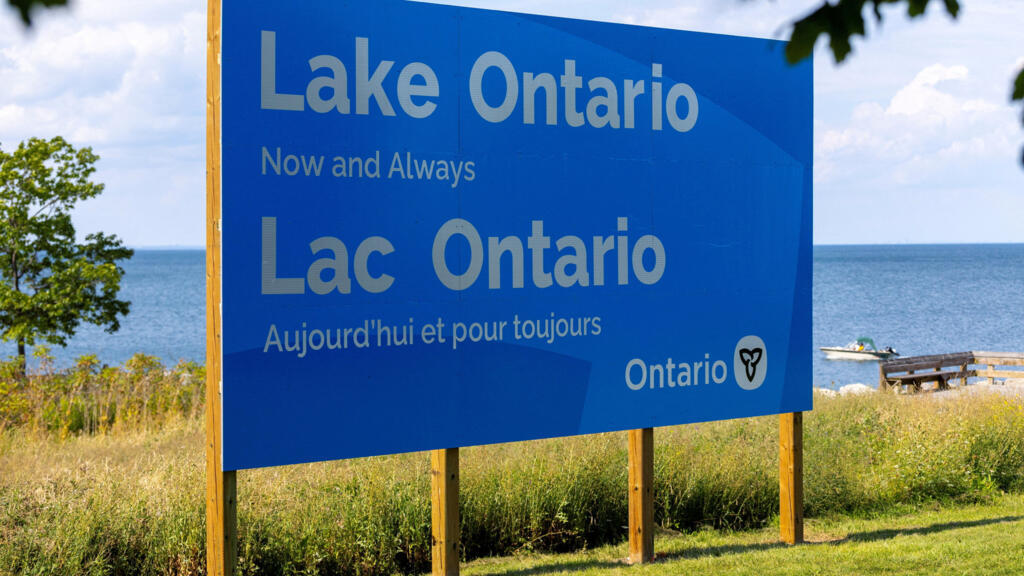 Ontario Premier Ford unveils Lake Ontario sign after Trump renaming order