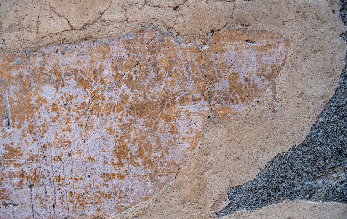 In Pompeii, ancient graffiti depicting daily life is being revealed thanks to mo ...