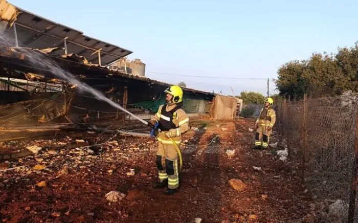 真主党发射数百枚火箭弹无人机 只炸到几只鸡?