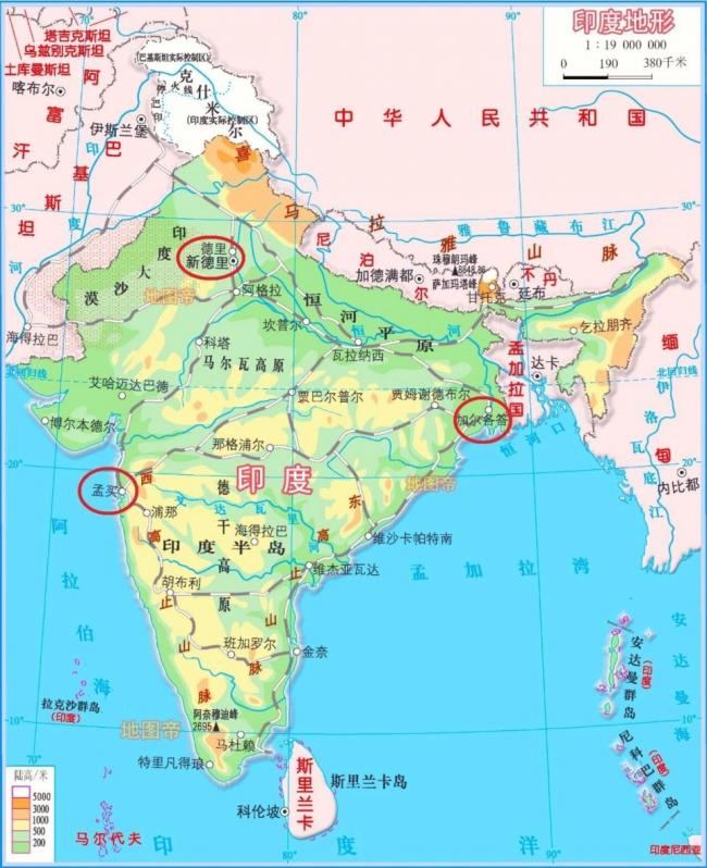 印度三大一线城市人口，放在中国是什么水平