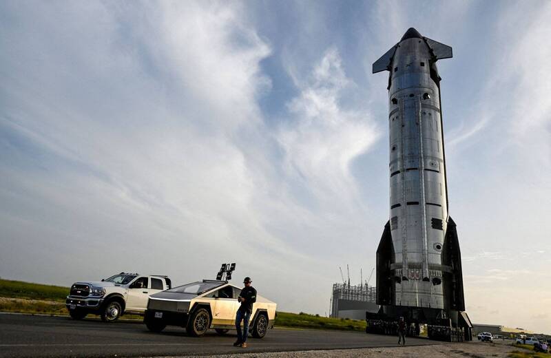 美國太空探索公司SpaceX週日發布聲明表示，目標於7月23日再次嘗試發射星艦火箭。（路透）