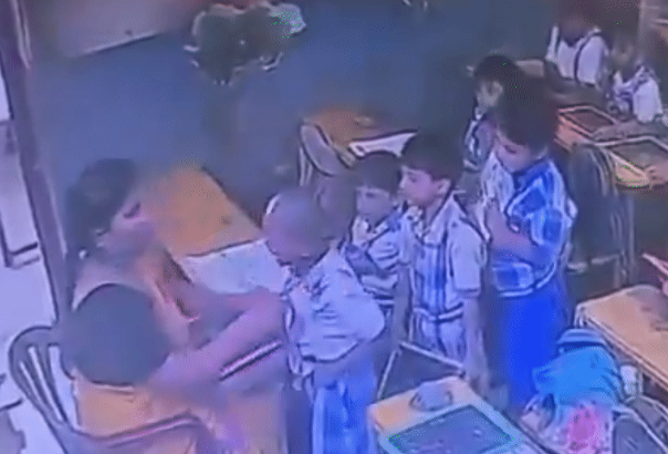▲▼印6歲童「遭女老師掌摑」當場倒地身亡！。（圖／翻攝自X）