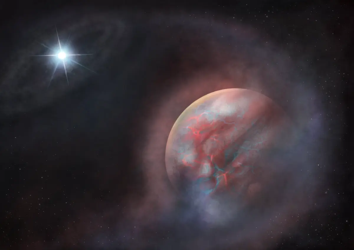 罕见行星由死亡恒星灰烬形成 如凤凰浴火重生