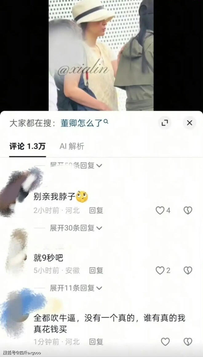 主持人董卿被造黄谣 评论区不堪入目（配图2）
