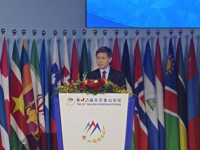 在北京主场 他当面用中文告诉中国当以德服人