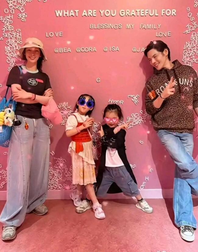 郭碧婷爸爸夸外孙貌比潘安 郭碧婷美貌后继有人