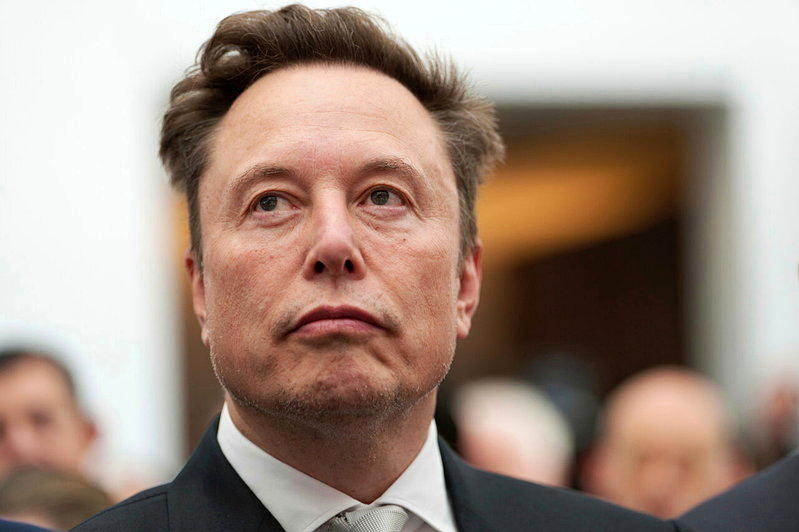 特斯拉（Tesla）执行长马斯克（Elon Musk）。   （美联社）
