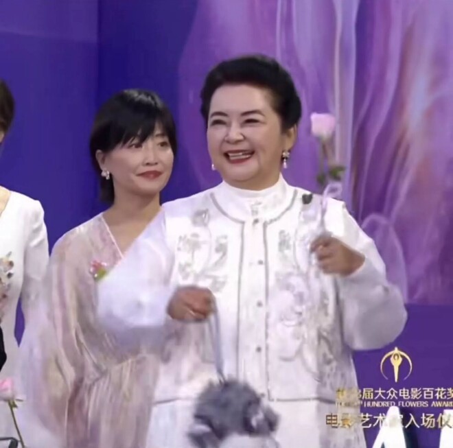 68岁胡慧中亮相百花奖 又胖了一圈气质仍出众（配图3）