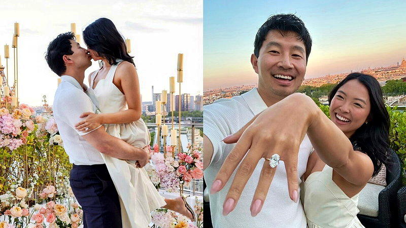 劉思慕向女友Allison求婚成功。（取材自simuliu IG）