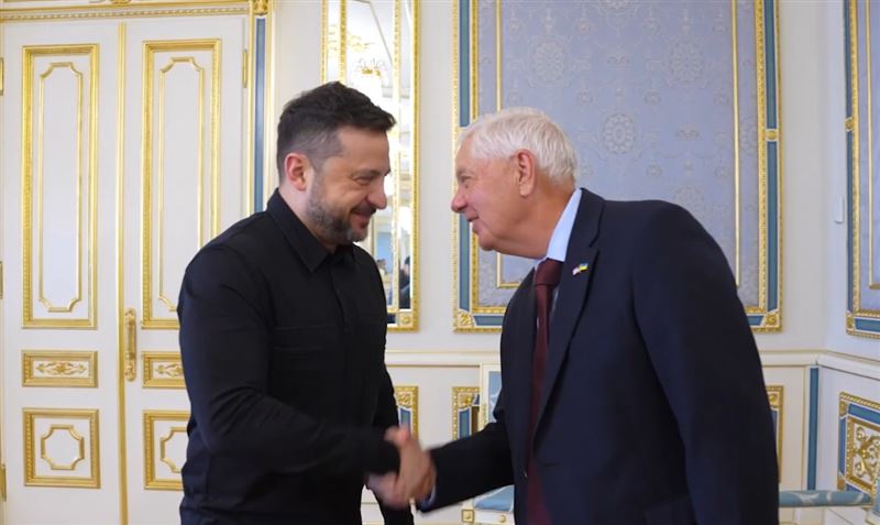 美参议员葛兰姆访乌后骤逝，全美议论。 （图/翻摄自X平台 @ZelenskyyUa）